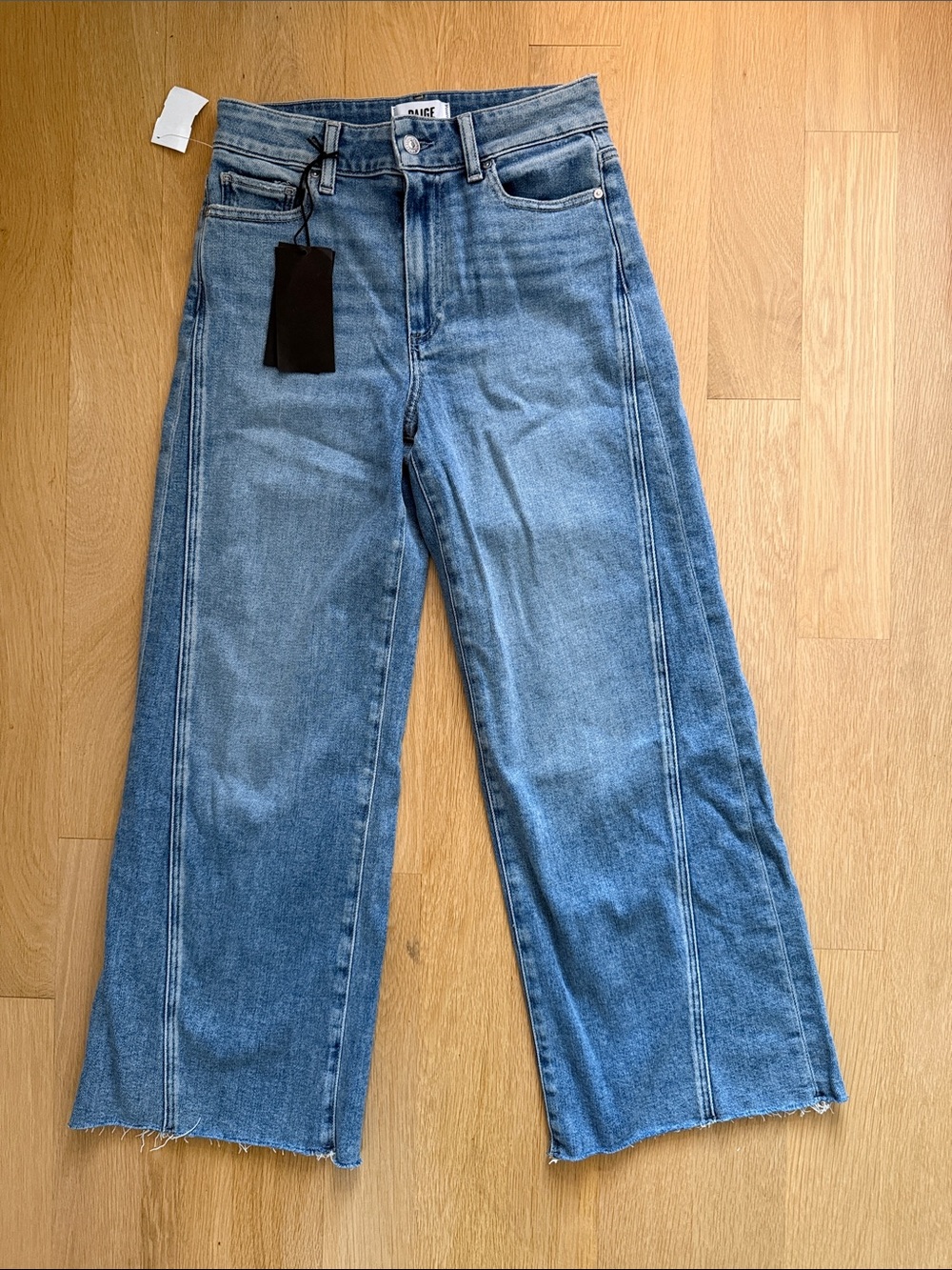 NWT Paige Anessa High Rise Ankle Wide Leg Jeans